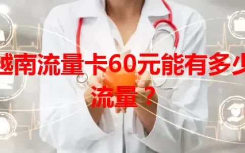 越南流量卡60元能有多少流量？