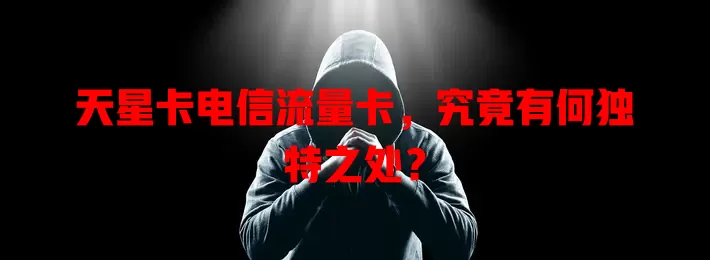 天星卡电信流量卡,究竟有何独特之处?