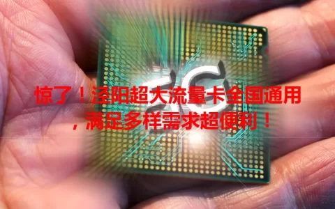 惊了！泾阳超大流量卡全国通用，满足多样需求超便利！