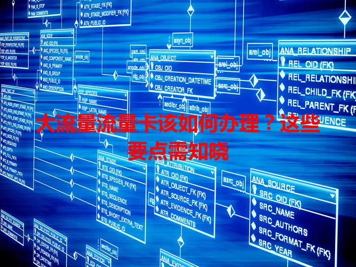 大流量流量卡该如何办理?这些要点需知晓