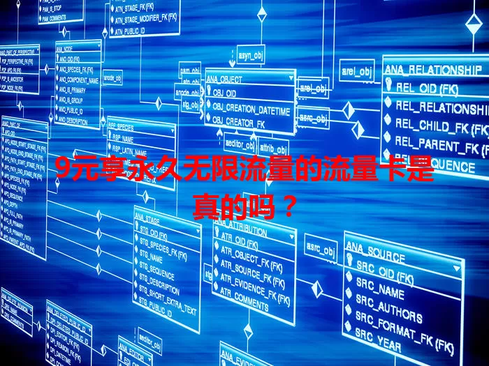9元享永久无限流量的流量卡是真的吗?
