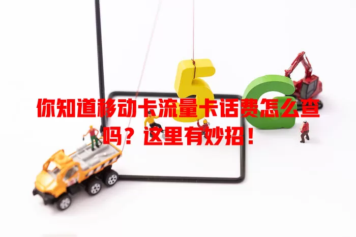 你知道移动卡流量卡话费怎么查吗?这里有妙招!