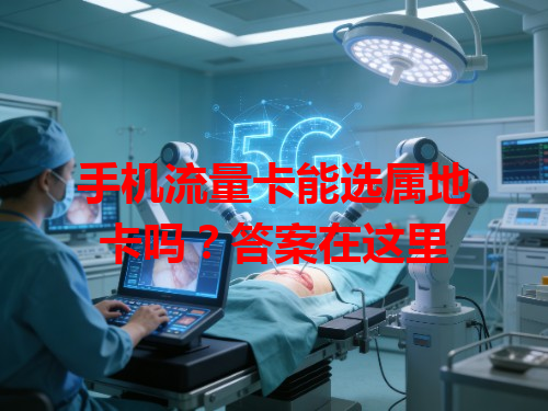 手机流量卡能选属地卡吗？答案在这里
