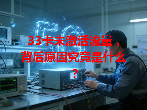 33卡未激活流量，背后原因究竟是什么？
