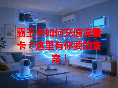 霸王卡如何充值流量卡？这里有你要的答案！