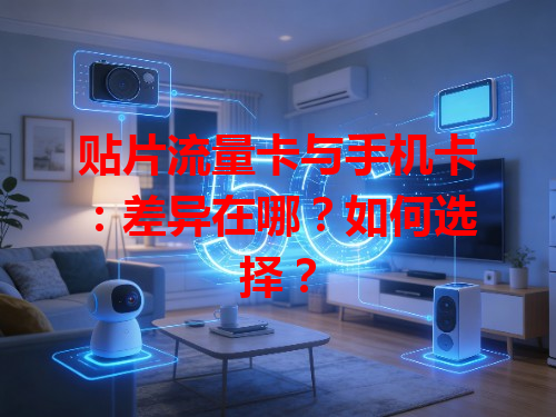 贴片流量卡与手机卡：差异在哪？如何选择？