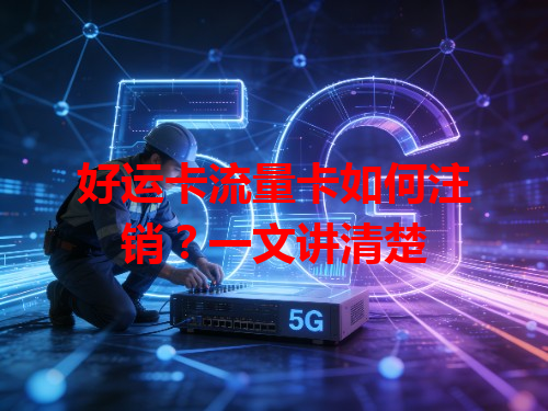好运卡流量卡如何注销？一文讲清楚