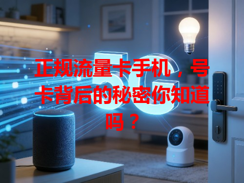 正规流量卡手机，号卡背后的秘密你知道吗？