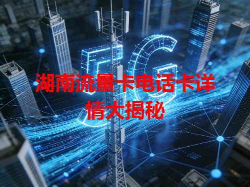 湖南流量卡电话卡详情大揭秘