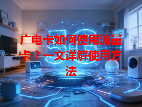 广电卡如何使用流量卡？一文详解使用方法
