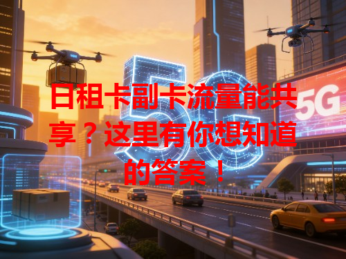 日租卡副卡流量能共享？这里有你想知道的答案！