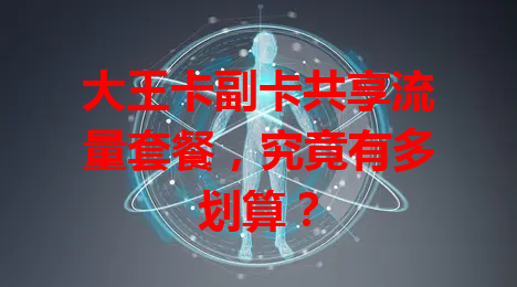 大王卡副卡共享流量套餐，究竟有多划算？