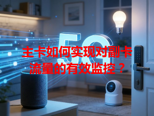 主卡如何实现对副卡流量的有效监控？