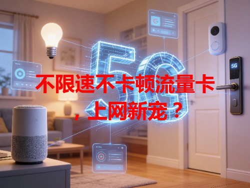 不限速不卡顿流量卡，上网新宠？