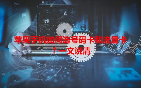 苹果手机如何选号码卡和流量卡？一文说清