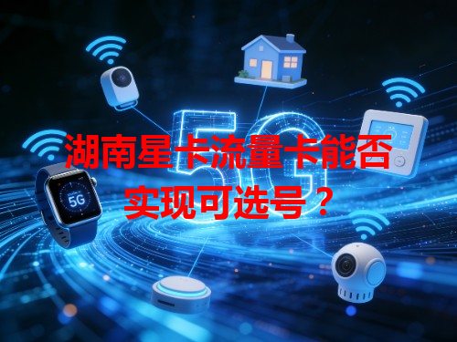 湖南星卡流量卡能否实现可选号？