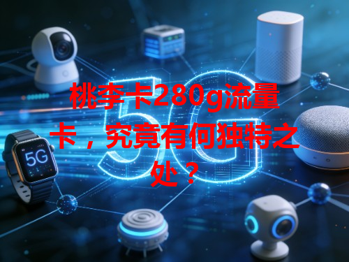 桃李卡280g流量卡，究竟有何独特之处？