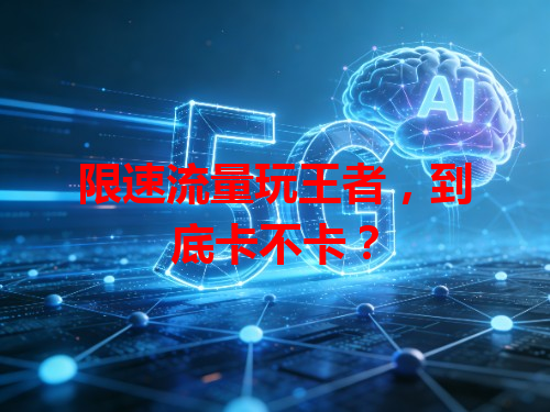 限速流量玩王者，到底卡不卡？