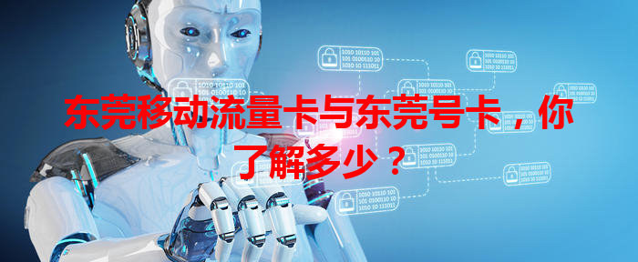 东莞移动流量卡与东莞号卡，你了解多少？