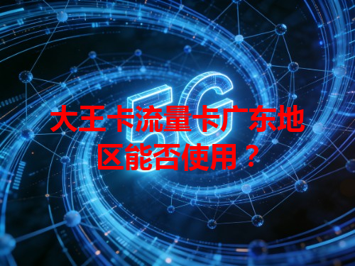 大王卡流量卡广东地区能否使用？