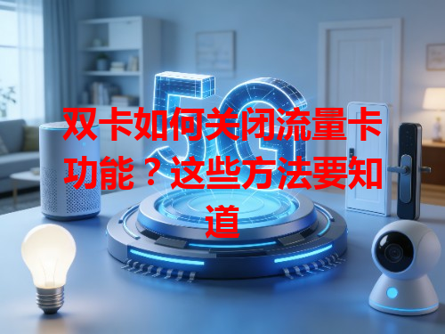 双卡如何关闭流量卡功能？这些方法要知道