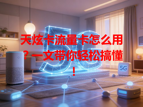 天炫卡流量卡怎么用？一文带你轻松搞懂！