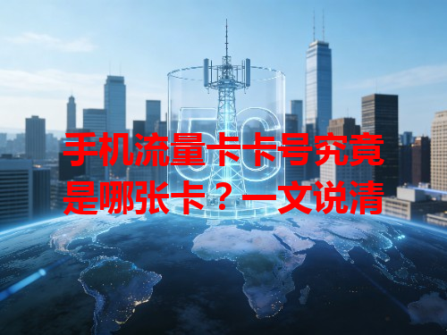手机流量卡卡号究竟是哪张卡？一文说清