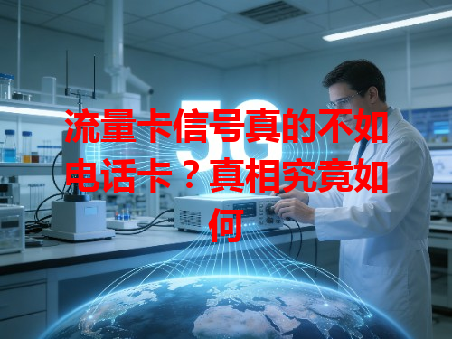流量卡信号真的不如电话卡？真相究竟如何