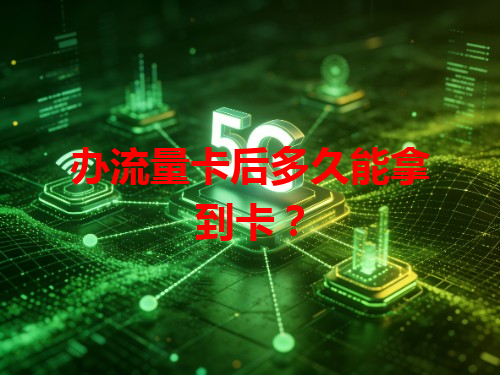 办流量卡后多久能拿到卡？
