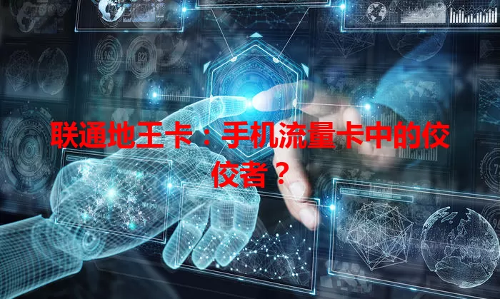 联通地王卡:手机流量卡中的佼佼者?