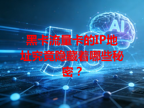 黑卡流量卡的IP地址究竟隐藏着哪些秘密？