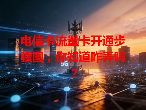 电信卡流量卡开通步骤图，你知道咋弄吗？