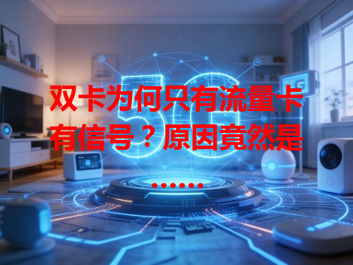 双卡为何只有流量卡有信号？原因竟然是……