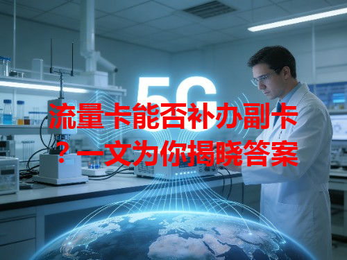 流量卡能否补办副卡？一文为你揭晓答案