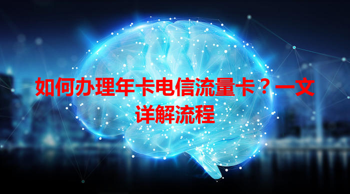 如何办理年卡电信流量卡？一文详解流程