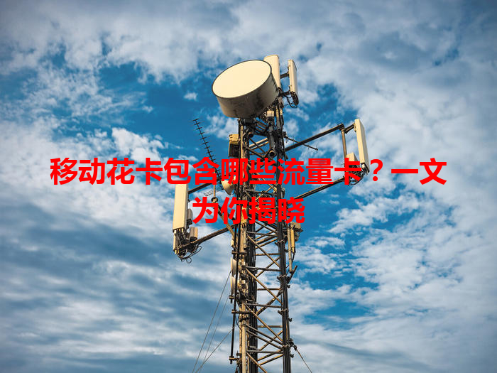 移动花卡包含哪些流量卡？一文为你揭晓