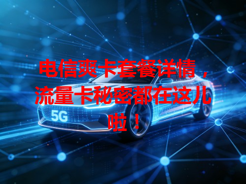 电信爽卡套餐详情，流量卡秘密都在这儿啦！