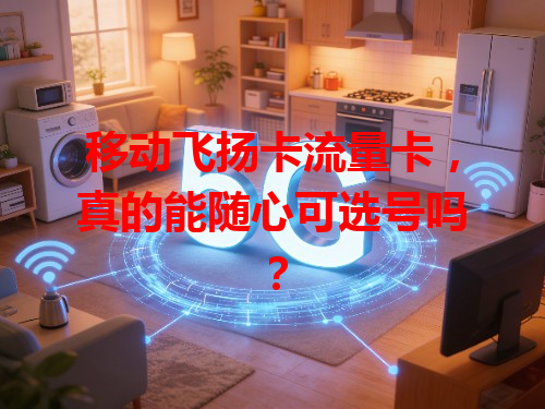 移动飞扬卡流量卡，真的能随心可选号吗？