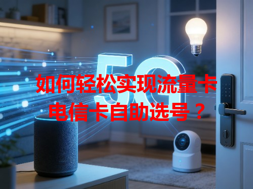 如何轻松实现流量卡电信卡自助选号？