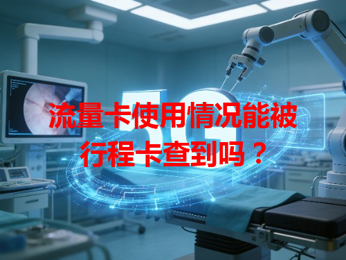流量卡使用情况能被行程卡查到吗？