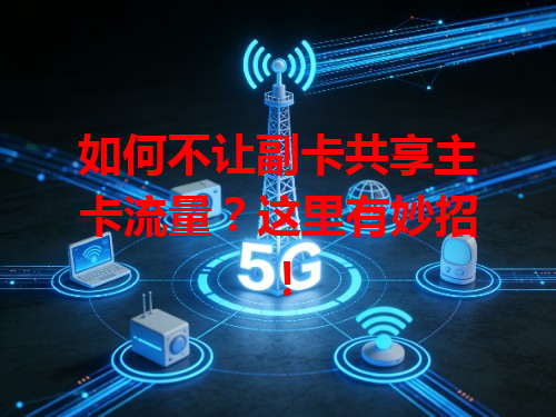 如何不让副卡共享主卡流量？这里有妙招！