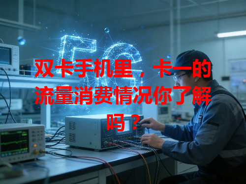 双卡手机里，卡一的流量消费情况你了解吗？