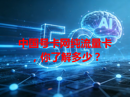 中国号卡网纯流量卡，你了解多少？
