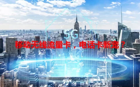 移动无线流量卡，电话卡新宠？