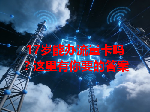 17岁能办流量卡吗？这里有你要的答案