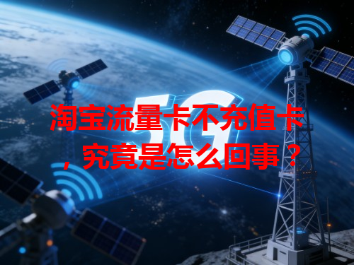 淘宝流量卡不充值卡，究竟是怎么回事？