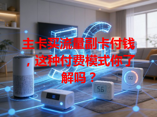 主卡买流量副卡付钱，这种付费模式你了解吗？