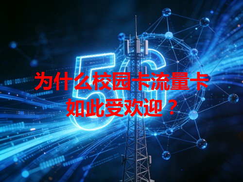为什么校园卡流量卡如此受欢迎？