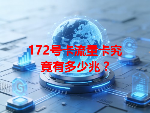 172号卡流量卡究竟有多少兆？