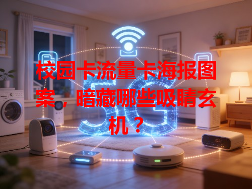 校园卡流量卡海报图案，暗藏哪些吸睛玄机？
